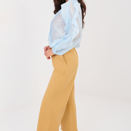 Italy Moda Women's Professional Trousers with Stretch Fabric and Pocke
