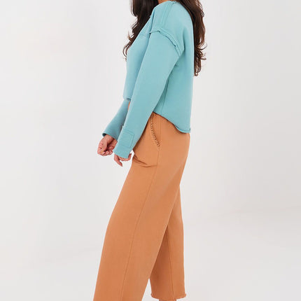 Italy Moda Women's Professional Trousers with Stretch Fabric and Pocke