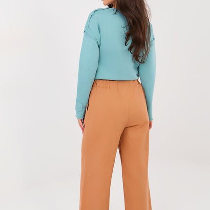 Italy Moda Women's Professional Trousers with Stretch Fabric and Pocke