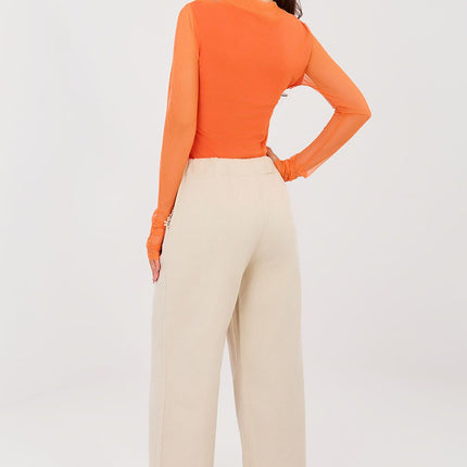 Italy Moda Women's Professional Trousers with Stretch Fabric and Pocke
