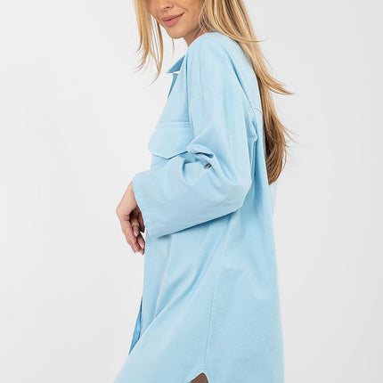 Daydress Cotton Button Up Shirt Dress With Classic Collar And Loose Fit Elastane - Très Elite
