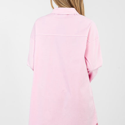 Daydress Cotton Button Up Shirt Dress With Classic Collar And Loose Fit Elastane - Très Elite