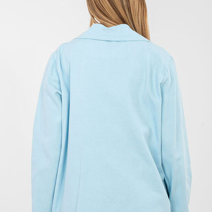 Casual Denim Jacket With Embroidered Flowers For Women - Très Elite