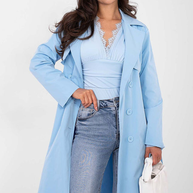 Stylish Womens Trench Coat Casual Workwear For Autumn Winter Spring - Très Elite