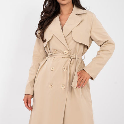 Stylish Womens Trench Coat Casual Workwear For Autumn Winter Spring - Très Elite