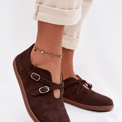 Women Barefoot Half Shoes Suede With Flat Sole For Comfort - Très Elite