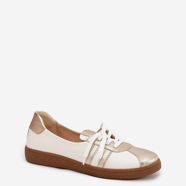 Womens Natural Leather Barefoot Sports Shoes Lightweight With Adjustable Lacing - Très Elite