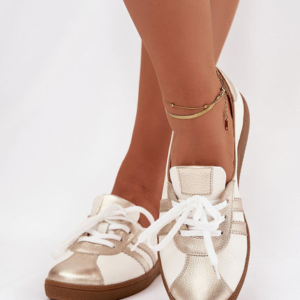 Womens Natural Leather Barefoot Sports Shoes Lightweight With Adjustable Lacing - Très Elite