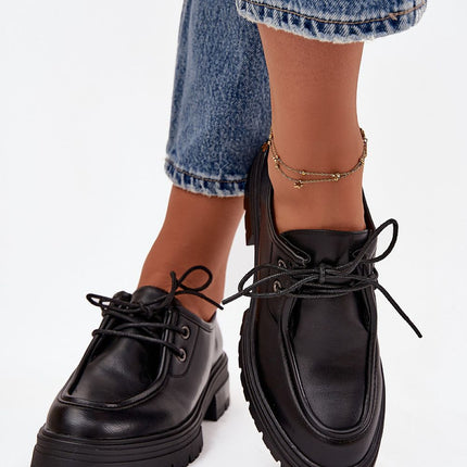 Women's Eco Leather Lace Up Shoes For Everyday Comfort And Style - Très Elite