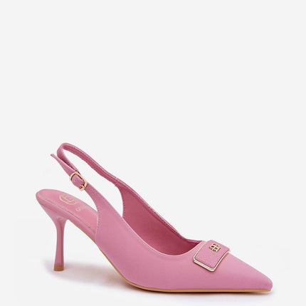 Elegant Textile High Heels With Pointed Toes And Stiletto Heels - Très Elite