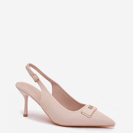 Elegant Textile High Heels With Pointed Toes And Stiletto Heels - Très Elite