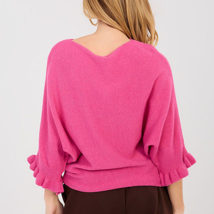 Italy Moda Professional Knit Jumper with Comfortable Fit and Classic D