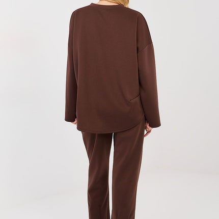 Womens Tracksuit Set Sweatshirt And Pants Casual Minimalist Comfort - Très Elite