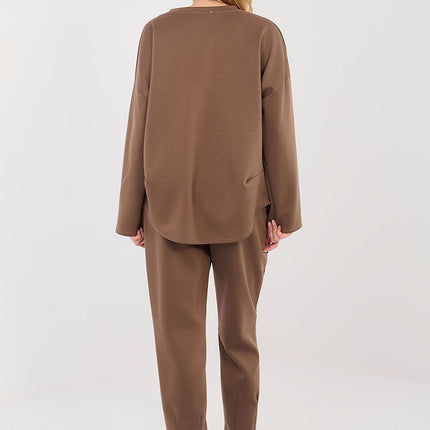 Womens Tracksuit Set Sweatshirt And Pants Casual Minimalist Comfort - Très Elite