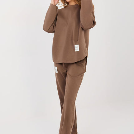 Womens Tracksuit Set Sweatshirt And Pants Casual Minimalist Comfort - Très Elite