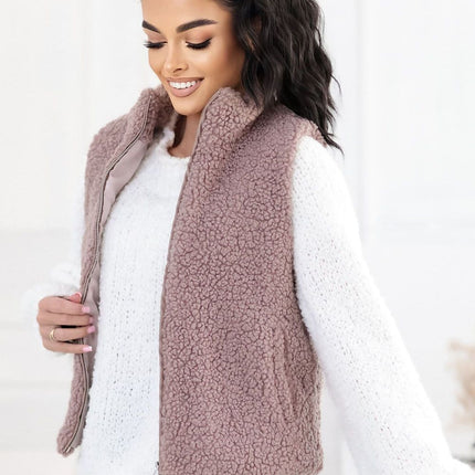 Faux Fur Vest For Women Polyester Soft And Comfortable Casual - Très Elite