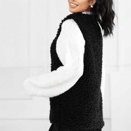 Teddy Fur Vest Gilet Soft Polyester For Autumn Winter - Très Elite