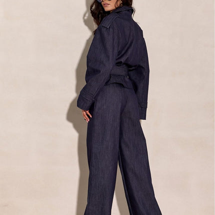 Made in EU Modern Belted Jacket Without Fastening Universal Fit - Très Elite