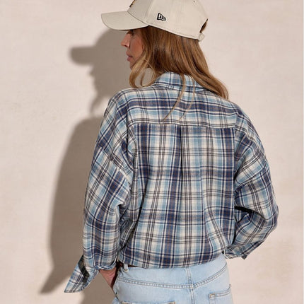 Poland Made Checked Long Sleeve Shirt With Classic Collar - Très Elite