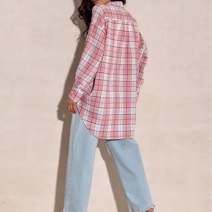 Poland Made Checked Long Sleeve Shirt With Classic Collar - Très Elite