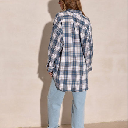 Poland Made Checked Long Sleeve Shirt With Classic Collar - Très Elite