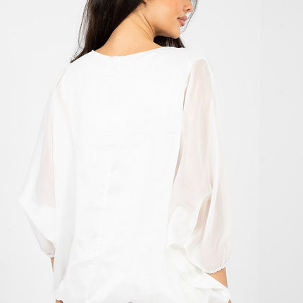 Italy Moda Professional Women's Blouse - Elegant Design & Comfortable