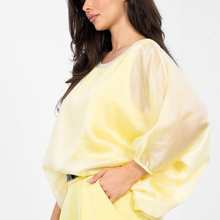 Italy Moda Professional Women's Blouse - Elegant Design & Comfortable