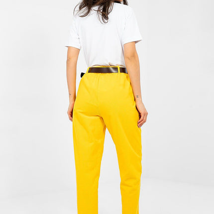 Italy Moda Professional Corduroy Trousers with Comfort Fit and Pockets