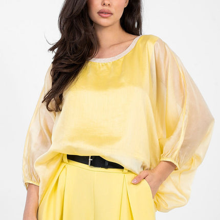 Italy Moda Professional Women's Blouse - Elegant Design & Comfortable