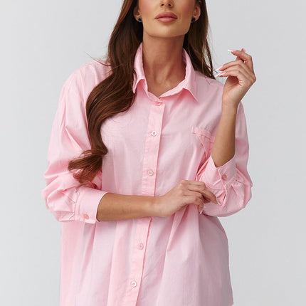 Womens Long Sleeve Shirt One Size Loose Fit Lightweight For Spring And Summer - Très Elite