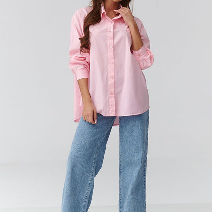 Womens Long Sleeve Shirt One Size Loose Fit Lightweight For Spring And Summer - Très Elite
