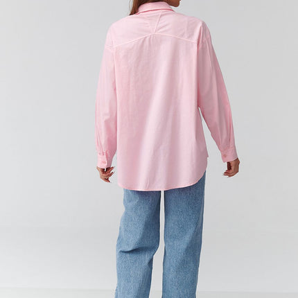 Womens Long Sleeve Shirt One Size Loose Fit Lightweight For Spring And Summer - Très Elite