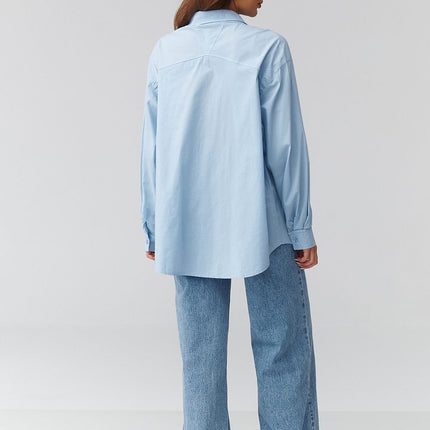 Womens Long Sleeve Shirt One Size Loose Fit Lightweight For Spring And Summer - Très Elite