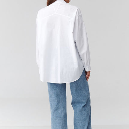 Womens Long Sleeve Shirt One Size Loose Fit Lightweight For Spring And Summer - Très Elite