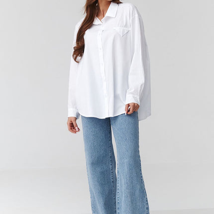 Womens Long Sleeve Shirt One Size Loose Fit Lightweight For Spring And Summer - Très Elite