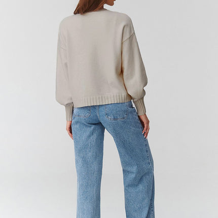 Women's Oversized Soft Knit Sweater Universal Size Casual Comfort - Très Elite