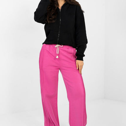 Women's Wide Leg Sweatpants Cotton Blend Tracksuit Bottoms - Très Elite