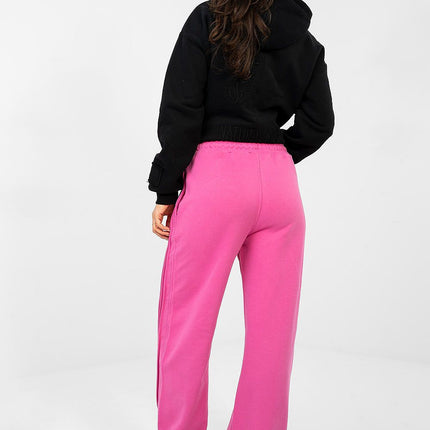 Women's Wide Leg Sweatpants Cotton Blend Tracksuit Bottoms - Très Elite