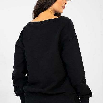 Women's Sweatshirt With Smooth Finish Cotton Polyester Blend - Très Elite