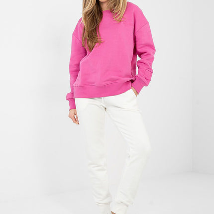 Women's Sweatshirt With Smooth Finish Cotton Polyester Blend - Très Elite