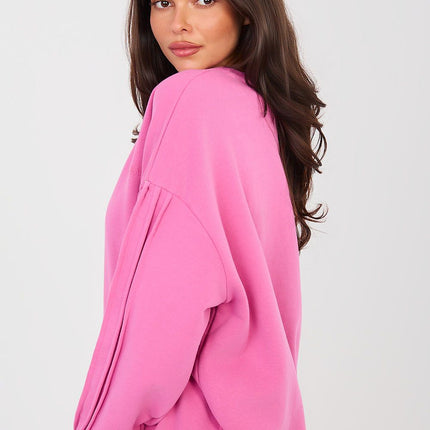 Women's Cotton Elastane Sweatshirt Casual Comfort Round Neck - Très Elite