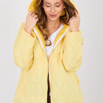 Lightweight Quilted Women's Transitional Jacket With Hood For Spring And Summer - Très Elite