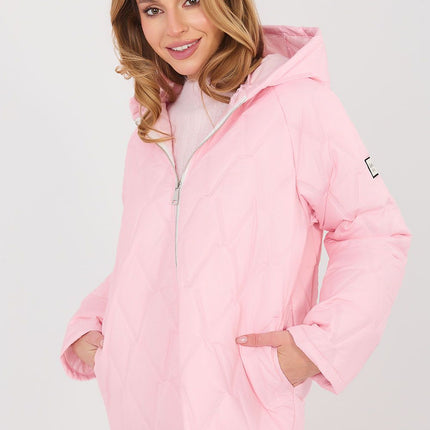 Lightweight Quilted Women's Transitional Jacket With Hood For Spring And Summer - Très Elite