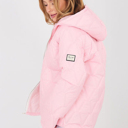 Lightweight Quilted Women's Transitional Jacket With Hood For Spring And Summer - Très Elite