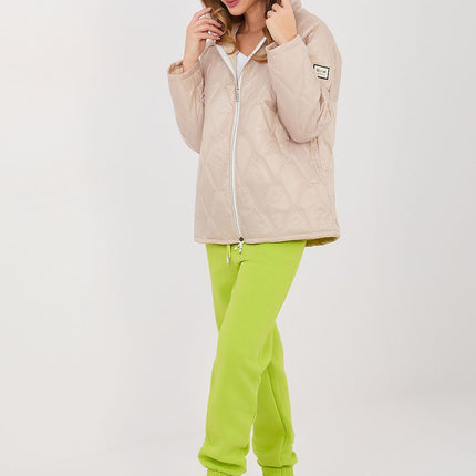 Lightweight Quilted Women's Transitional Jacket With Hood For Spring And Summer - Très Elite