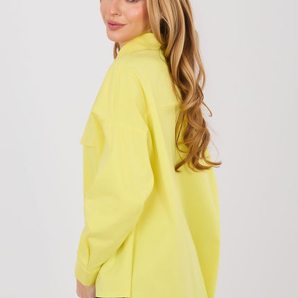 Women Casual Long Sleeve Shirt Cotton Elastane For Everyday Comfort - Très Elite- Très Elite