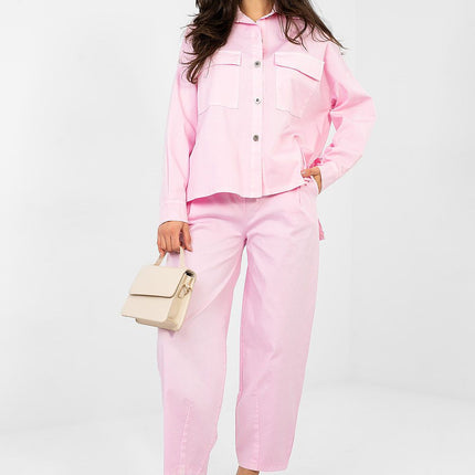 Women Casual Long Sleeve Shirt Cotton Elastane For Everyday Comfort - Très Elite- Très Elite