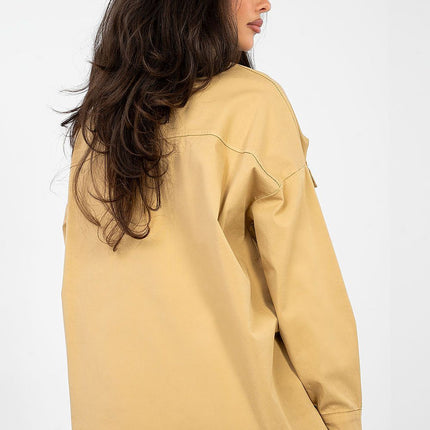 Women Casual Long Sleeve Shirt Cotton Elastane For Everyday Comfort - Très Elite- Très Elite