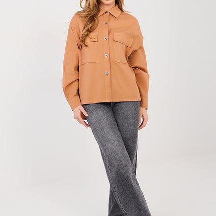 Women Casual Long Sleeve Shirt Cotton Elastane For Everyday Comfort - Très Elite- Très Elite