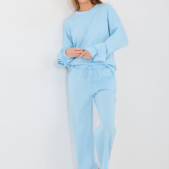 Women Viscose Elastane Sweatshirt and Pants Set for Everyday Casual - Très Elite